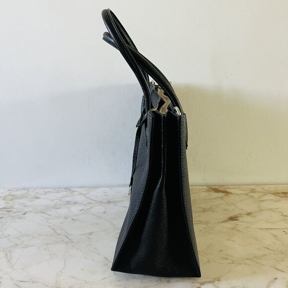 MICHAEL KORS STUDIO Mercer Black Leather Large Convertible Tote Bag - Picture 6 of 12